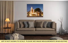 Gallery Wrapped Canvas, Kansas City Missouri Fountain At Country Club Plaza